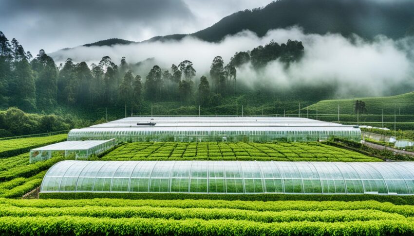 The Use of Greenhouses in Tea Production
